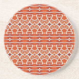 GINGERBREAD Round Sandstone Coaster