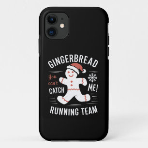 Gingerbread Running Team Christmas Humour Case-Mate iPhone Case