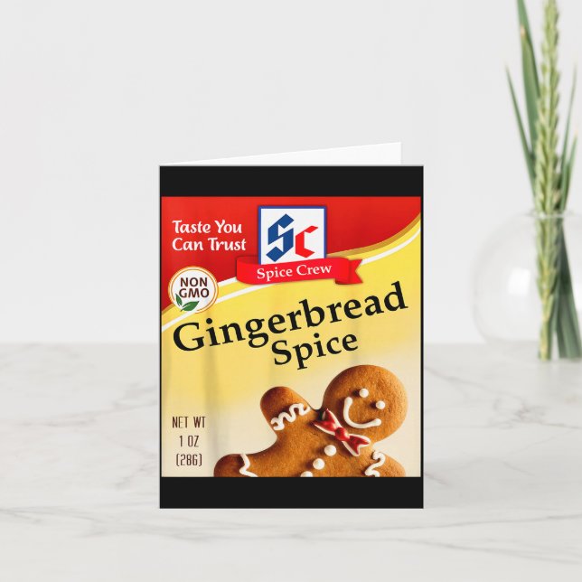 Gingerbread Sce Condiment Sce Costumes Group Match Card (Front)