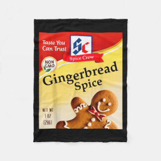 Gingerbread Sce Condiment Sce Costumes Group Match Fleece Blanket