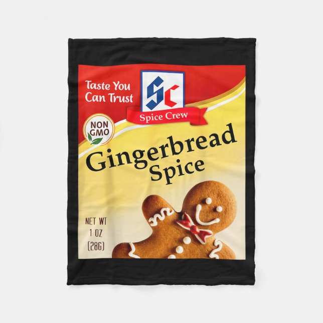Gingerbread Sce Condiment Sce Costumes Group Match Fleece Blanket (Front)