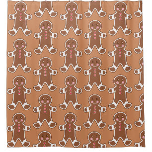 Gingerbread Shower Curtain