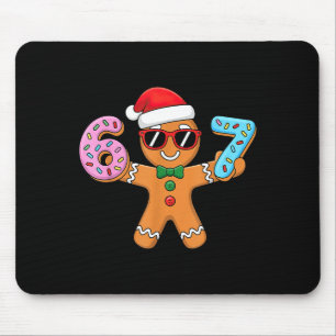 Gingerbread Six Seven 67 Ice Cream Drip Christmas  Mouse Pad