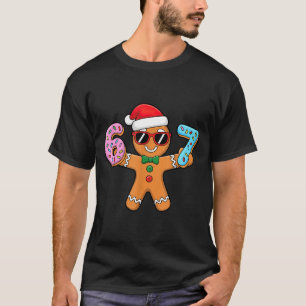 Gingerbread Six Seven 67 Ice Cream Drip Christmas  T-Shirt