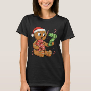 Gingerbread Six Seven 67 Meme 6 7 Funny Christmas  T-Shirt