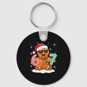 Gingerbread Six Seven Bruh Funny Christmas Meme Si Key Ring