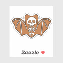 Gingerbread Skeleton Bat