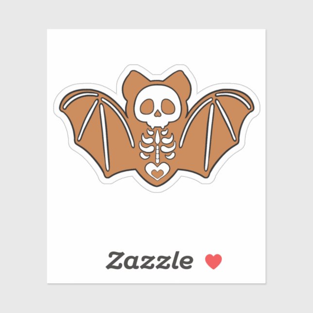 Gingerbread Skeleton Bat (Sheet)
