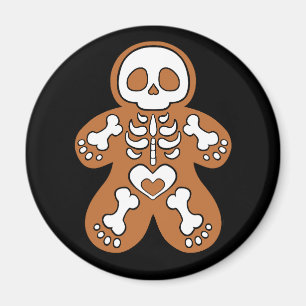 Gingerbread Skeleton Man Magnet