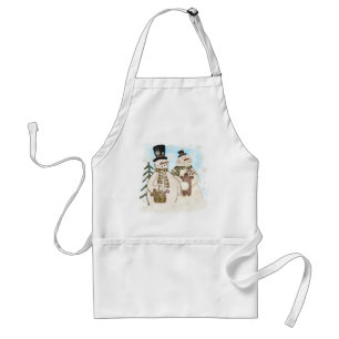 GINGERBREAD SNOWMAN STANDARD APRON