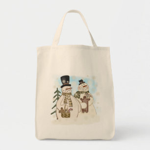 Gingerbread Snowmen T-shirts and Gifts Tote Bag