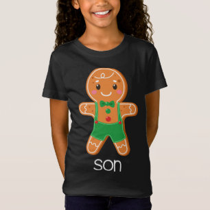 Gingerbread Son Christmas Matching Pyjamas for Fam T-Shirt