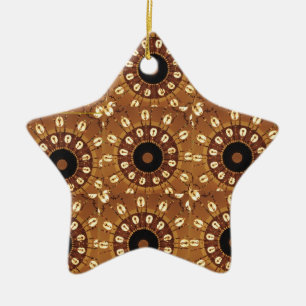 'Gingerbread' Star Ornament