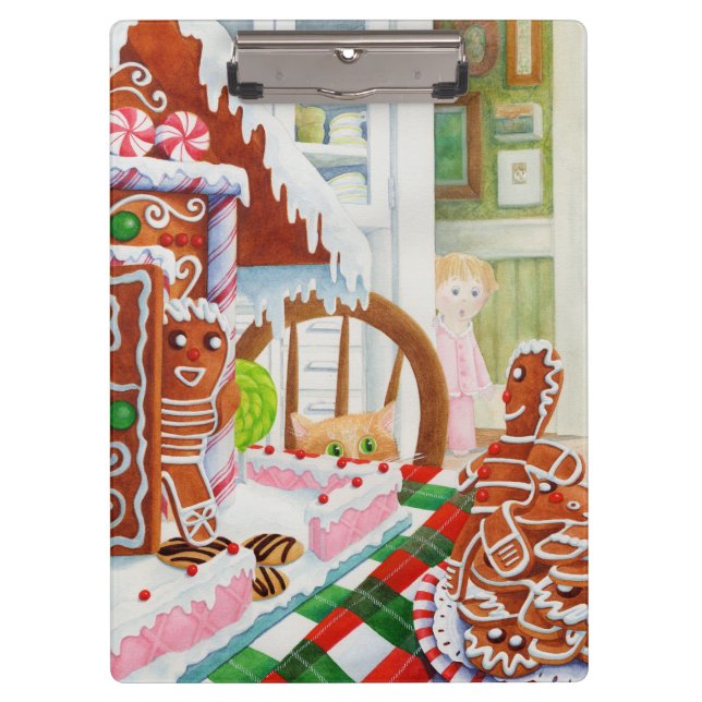 GINGERBREAD SURPRISE Clipboard (Front)