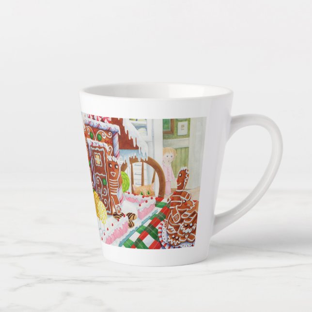 GINGERBREAD SURPRISE Latte Mug (Right)