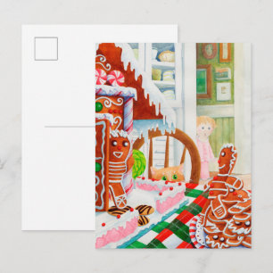 GINGERBREAD SURPRISE Postcard