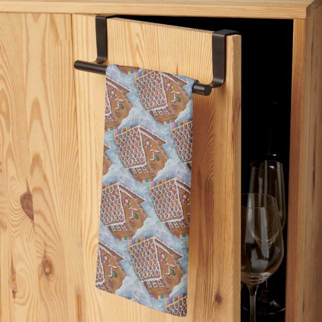 GINGERBREAD TEA TOWEL (Thirds Fold)