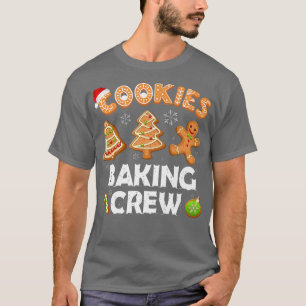 Gingerbread Team Cookie Baking Crew Christmas Sant T-Shirt