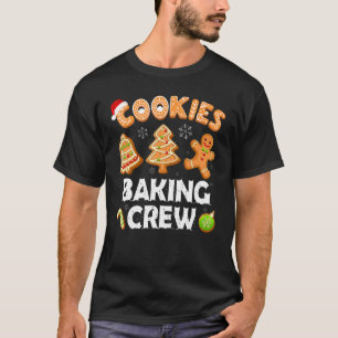 Gingerbread Team Cookie Baking Crew Christmas Sant T-Shirt
