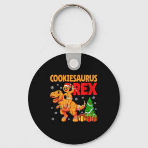 Gingerbread Trex Dinosaur For Christmas Gingerbrea Key Ring