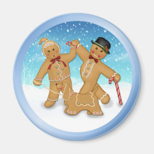 Gingerbread Trio Magnet