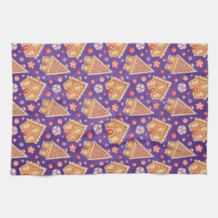 Gingerbread Whimsy Tea Towel