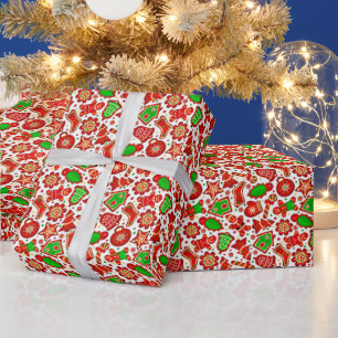Gingerbread  wrapping paper