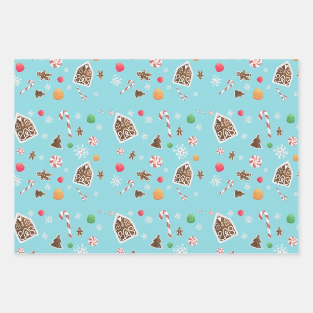 Gingerbread Wrapping Paper (Front)