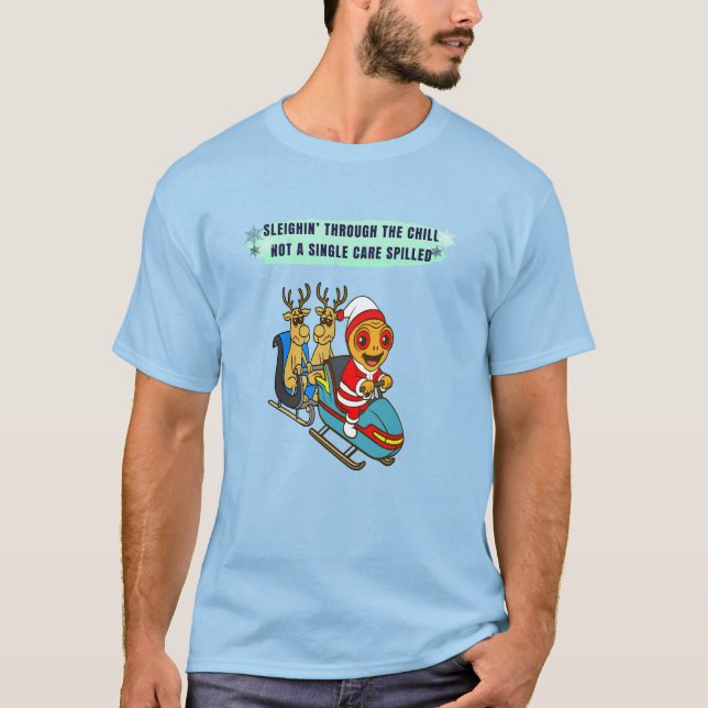 Gingerbread Xmas Humor Tee (Front)