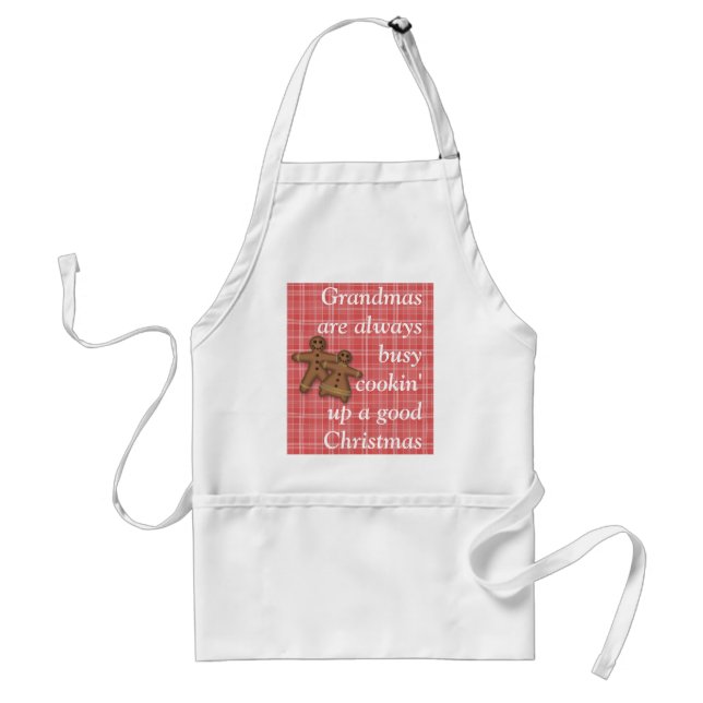 GingerbreadCoupleApron-customise Standard Apron (Front)