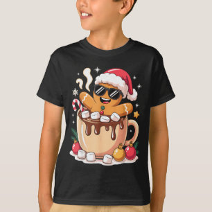 Gingerbreadman Christmas Cocoa Gingerbread Men Wom T-Shirt