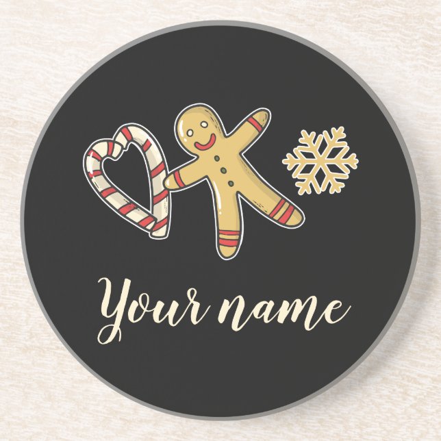 Gingerbreadman Love Coaster (Front)