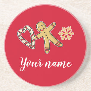 Gingerbreadman Love Coaster