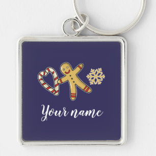 Gingerbreadman Love Key Ring
