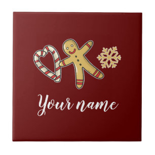 Gingerbreadman Love Tile