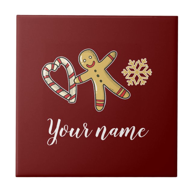 Gingerbreadman Love Tile (Front)