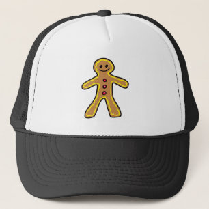 gingerbreadman trucker hat
