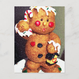GINGERBREAD'S CHRISTMAS HOLIDAY POSTCARD