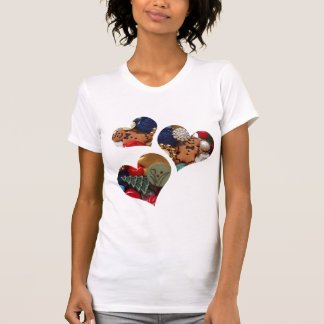 Gingergread Men Hearts T-Shirt