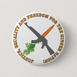 ¡Gingerista! 6 Cm Round Badge