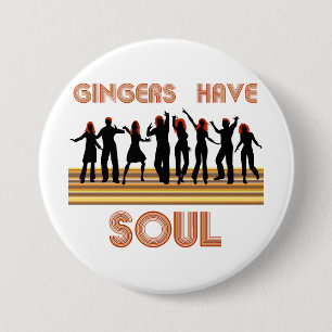 Gingers have Souls Train 7.5 Cm Round Badge