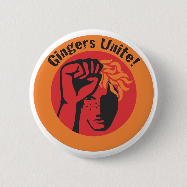 Gingers Unite! 6 Cm Round Badge (Front)