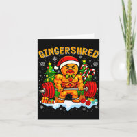 Gingershred Funny Gingerbread Man Gym Bodybuilding