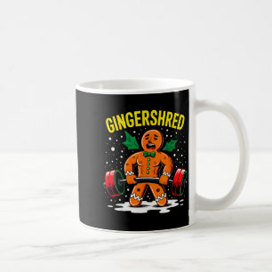 Gingershred Funny Gingerbread Man Gym Bodybuilding Coffee Mug