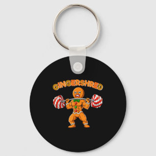 Gingershred Gingerbread Workout Pjs Christmas Xmas Key Ring