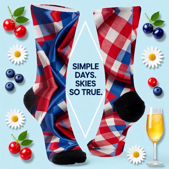 Gingham and Glory Socks (Creator Uploaded)
