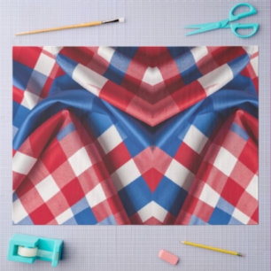 Gingham and Glory Tissue Paper