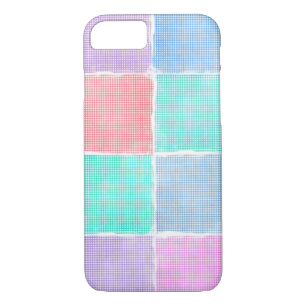 gingham blocks Case-Mate iPhone case