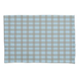Gingham Blue  Pillowcase