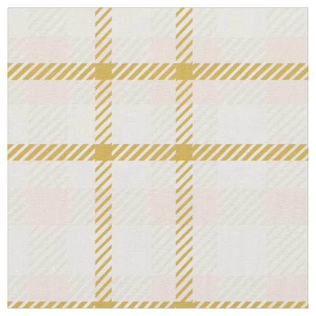 Gingham buffalo plaid neutral blush pink Easter Fabric (Close Up)